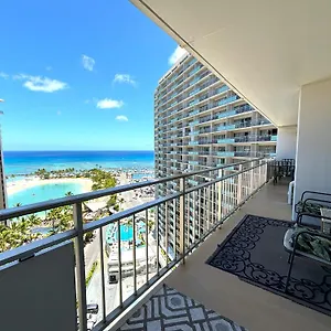 Ilikai Apt 1618 - Spacious 2br 2ba Unit With Stunning Ocean-lagoon View Honolulu